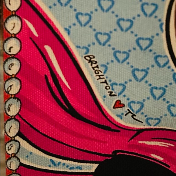 NWT-Brighton “SPARKLE and SHINE” Colorful Illustrated Tote Bag - Picture 5 of 9